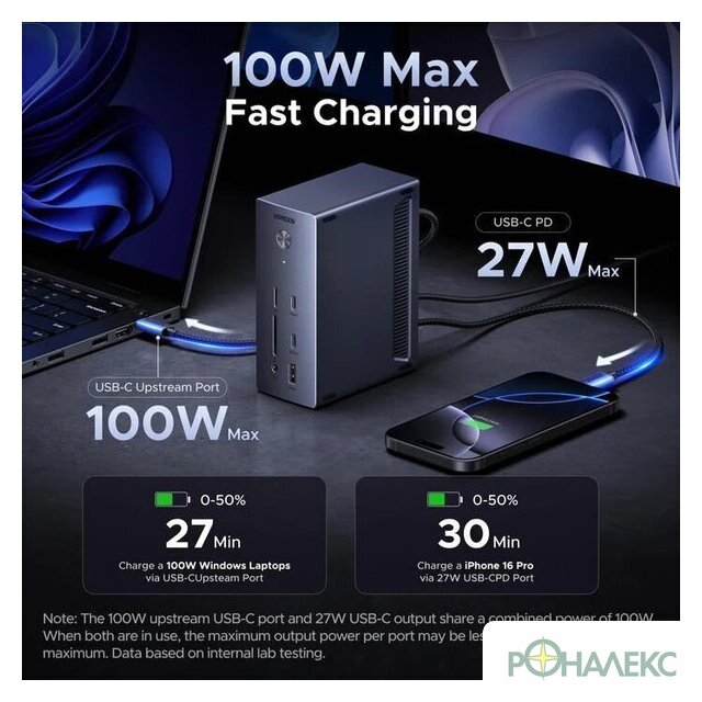 Док-станция Ugreen CM843 85489 - фото4