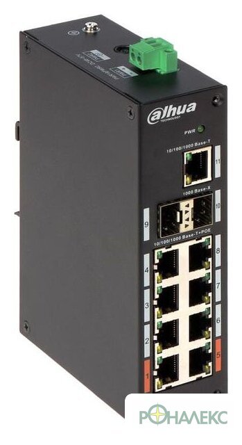 Неуправляемый коммутатор Dahua DH-PFS3211-8GT-120 - фото3