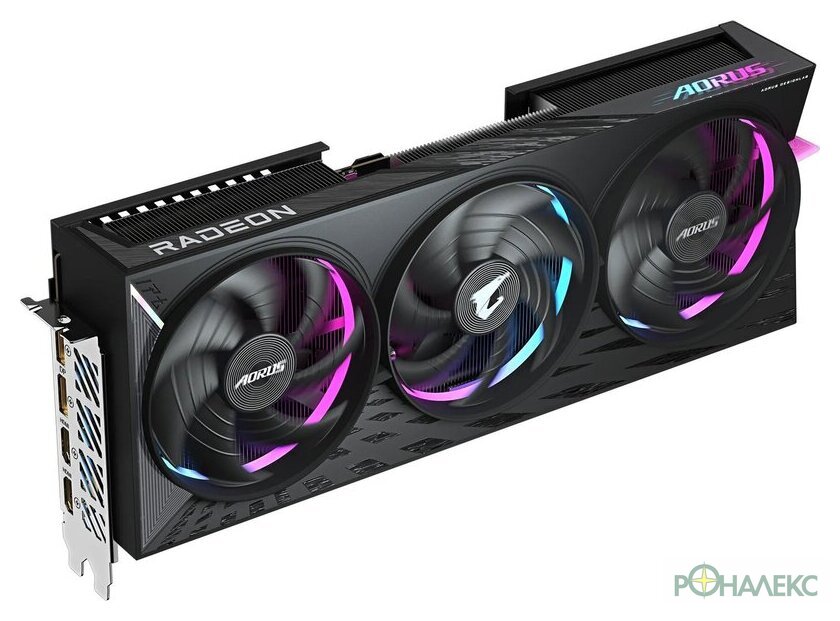 Видеокарта Gigabyte AORUS Radeon RX 9070 XT ELITE 16G GV-R9070XTAORUS E-16GD - фото