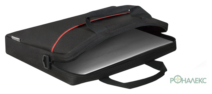 Сумка Defender Lite 15.6" (черный/красный) - фото2