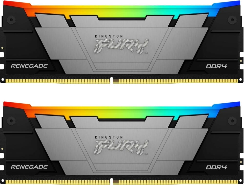Модуль памяти 32Gb (2*16Gb) Kingston FURY Renegade RGB (KF432C16RB12AK2/32)- фото
