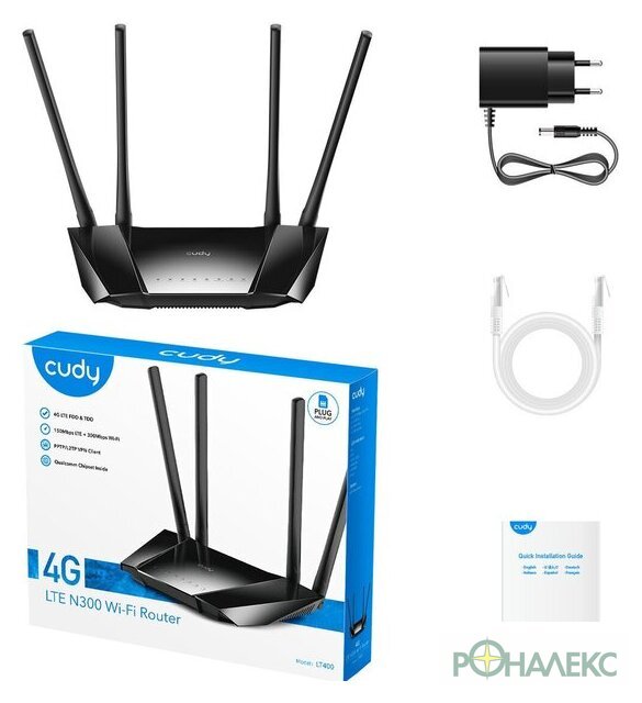 4G Wi-Fi роутер Cudy LT400 3.0 - фото5