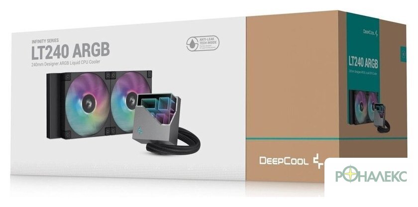 Система жидкостного охлаждения для процессора DeepCool LT240 BK ARGB R-LT240-BKAMNC-G-1 - фото4
