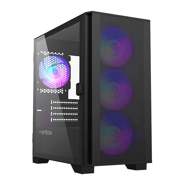 Корпус Montech AIR 100 ARGB (черный) (MNT-A100AR-B)- фото