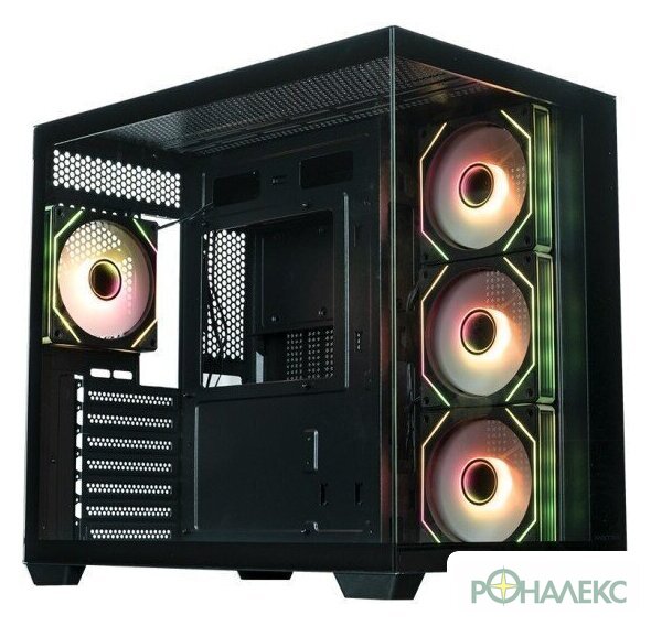 Корпус XASTRA QW500 4ARGB-C10-UC (черный) - фото