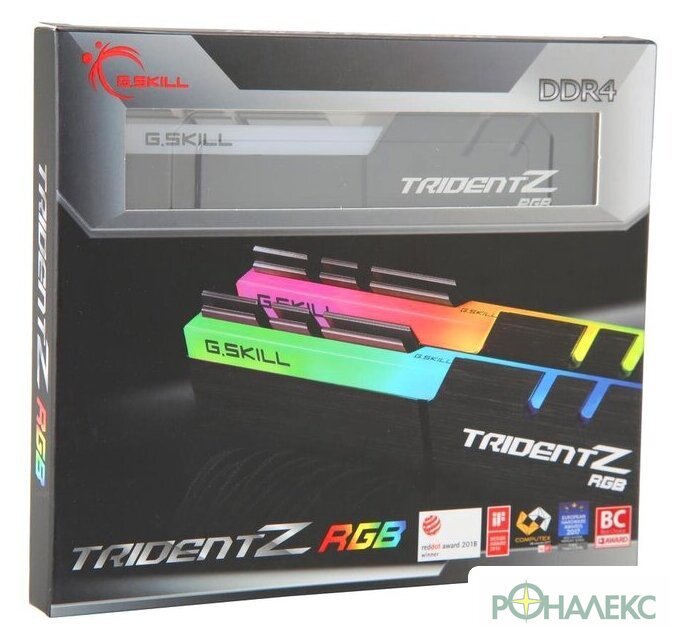 Оперативная память G.Skill Trident Z RGB 2x32ГБ DDR4 3600 МГц F4-3600C18D-64GTZR - фото2