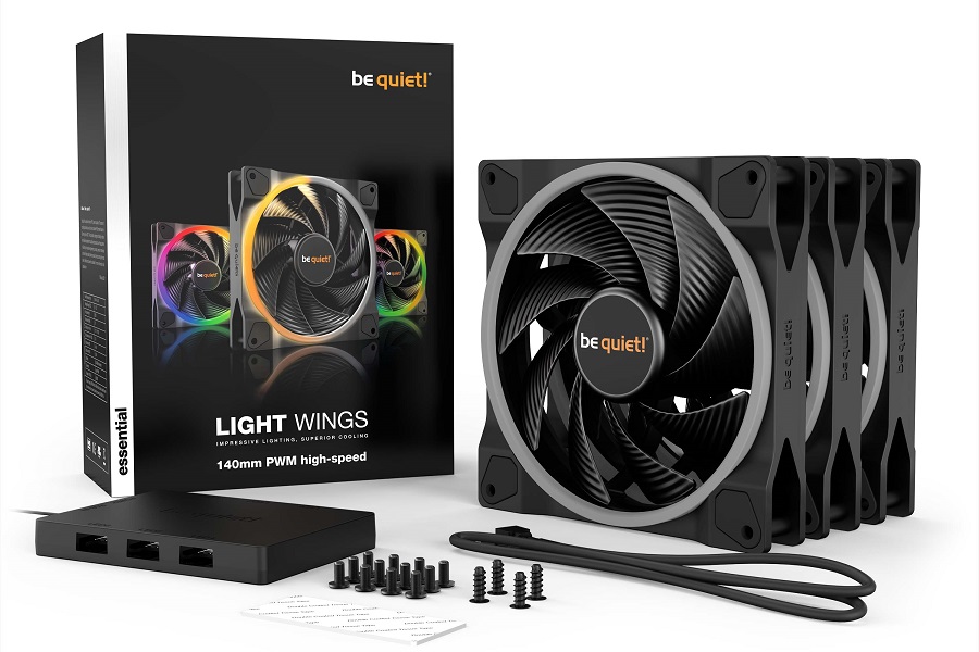 Набор вентиляторов be quiet! Light Wings 140 (BL079)- фото