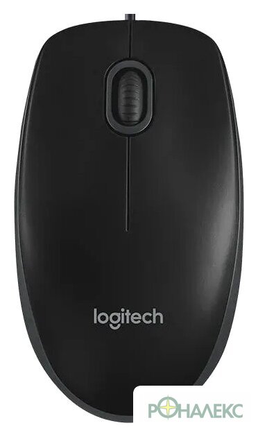 Мышь Logitech B100 (черный) - фото