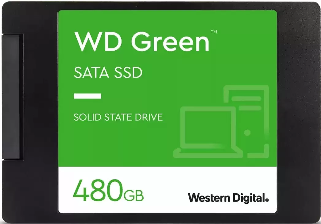 Жесткий диск SSD 480Gb Western Digital Green (WDS480G3G0A)- фото