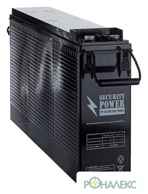 Аккумулятор для ИБП Security Power FT 12-155 (12В/155 А·ч) - фото