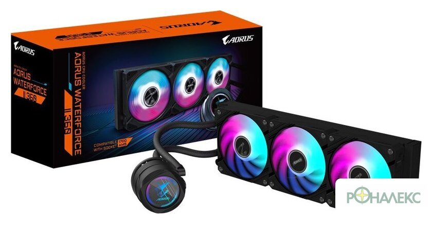 Система жидкостного охлаждения для процессора Gigabyte Aorus Waterforce II 360 - фото5