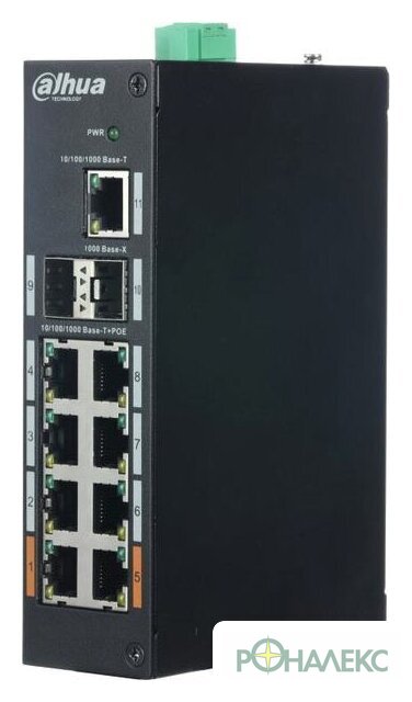 Неуправляемый коммутатор Dahua DH-PFS3211-8GT-120 - фото
