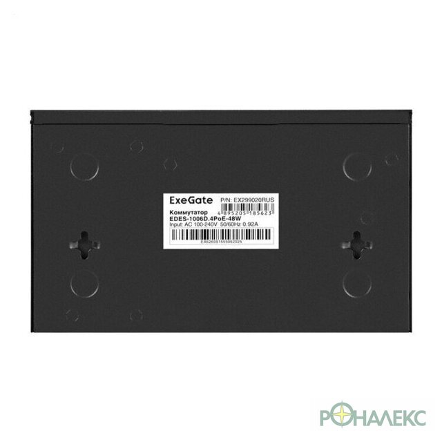 Неуправляемый коммутатор ExeGate EDES-1006D.4PoE-48W - фото5