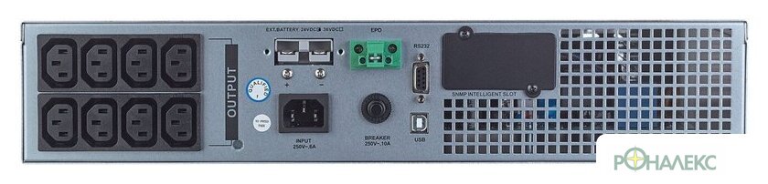 Источник бесперебойного питания Kiper Power Online ONE 1K RM Gen1 IEC (1000VA/1000W) - фото2