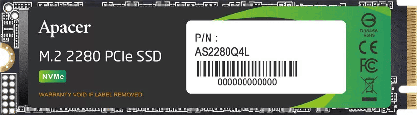 Жесткий диск SSD 512Gb Apacer AS2280Q4L (AP512GAS2280Q4L (oem))