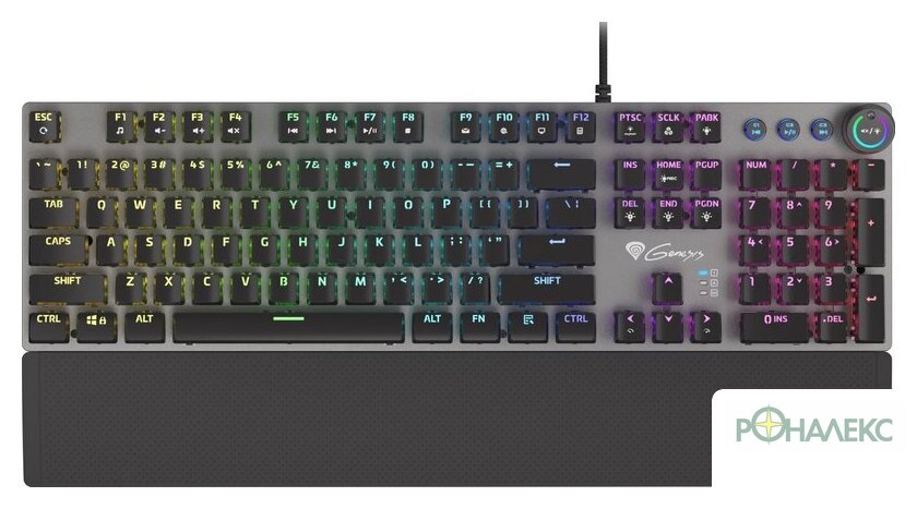 Клавиатура Genesis Thor 400 RGB (нет кириллицы) - фото