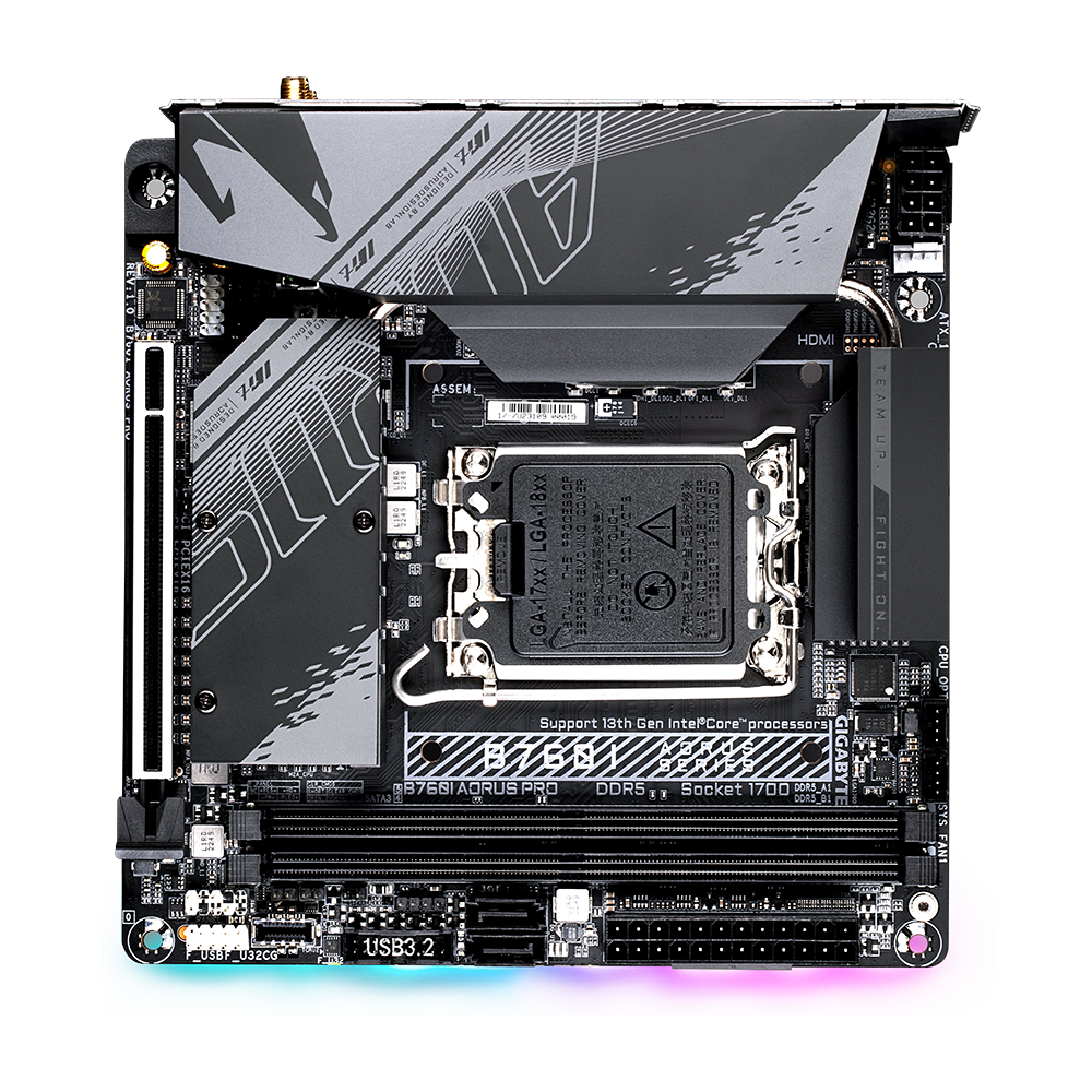 Материнская плата Gigabyte B760I AORUS PRO- фото4