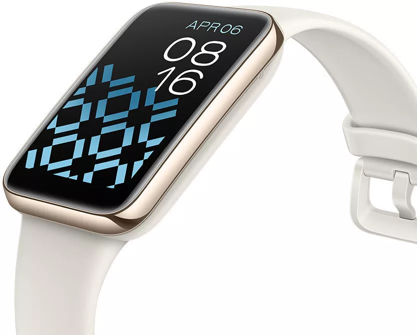 Умный браслет Xiaomi Smart Band 7 Pro M2141B1 (золотистый/белый, международная версия) (BHR6076GL)- фото3
