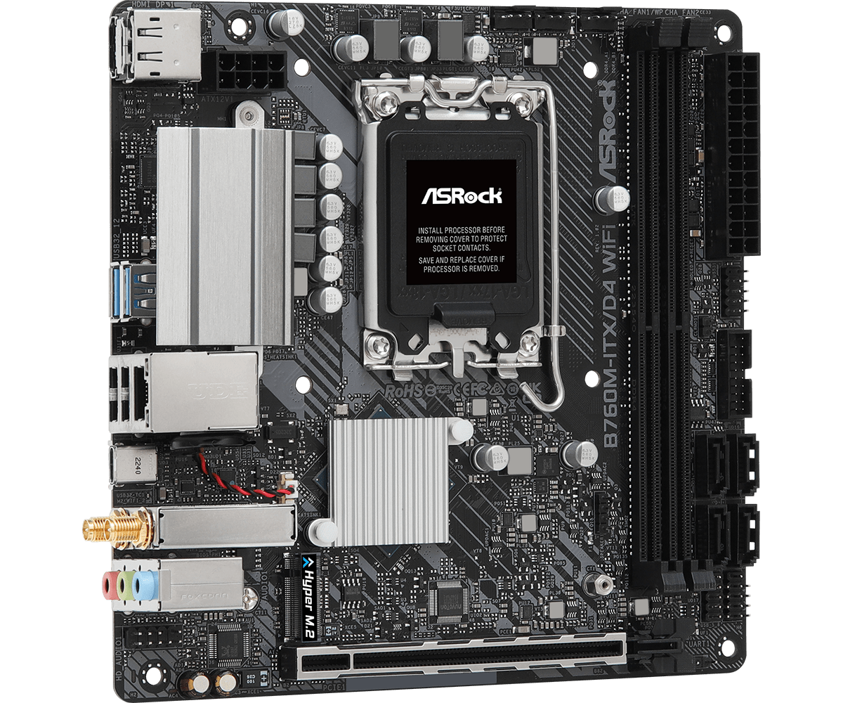 Материнская плата AsRock B760M-ITX/D4 WiFi- фото5