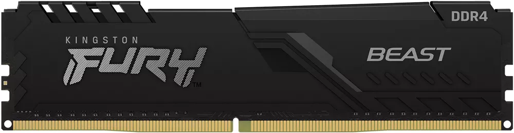 Модуль памяти 64Gb (4*16Gb) Kingston FURY Beast Black (KF432C16BBK4/64)- фото3