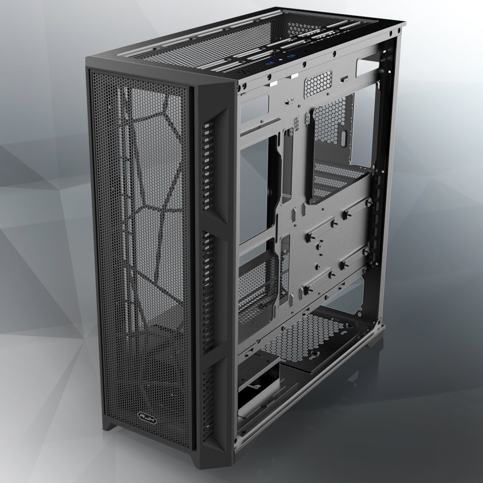 Корпус Raijintek AGOS ULTRA MS4 Black ARGB Glass (0R20B00243)- фото3