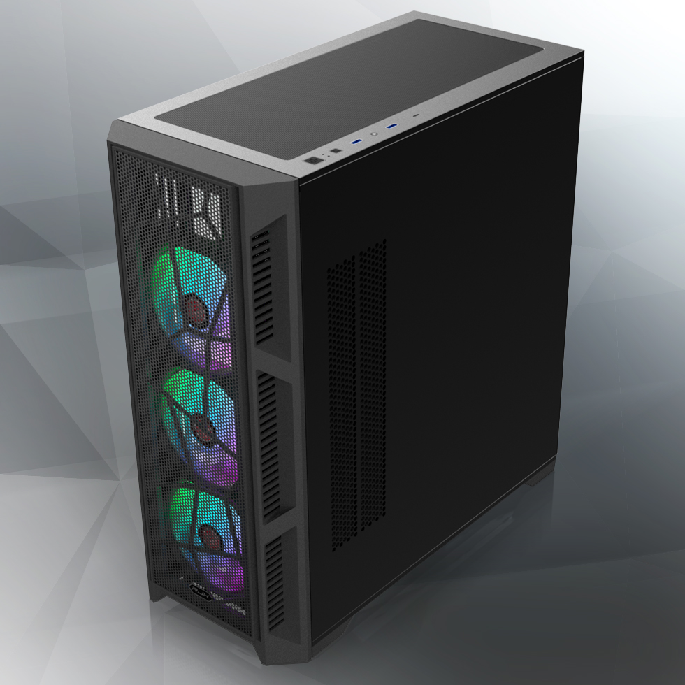 Корпус Raijintek AGOS ULTRA MS4 Black ARGB Glass (0R20B00243)- фото4