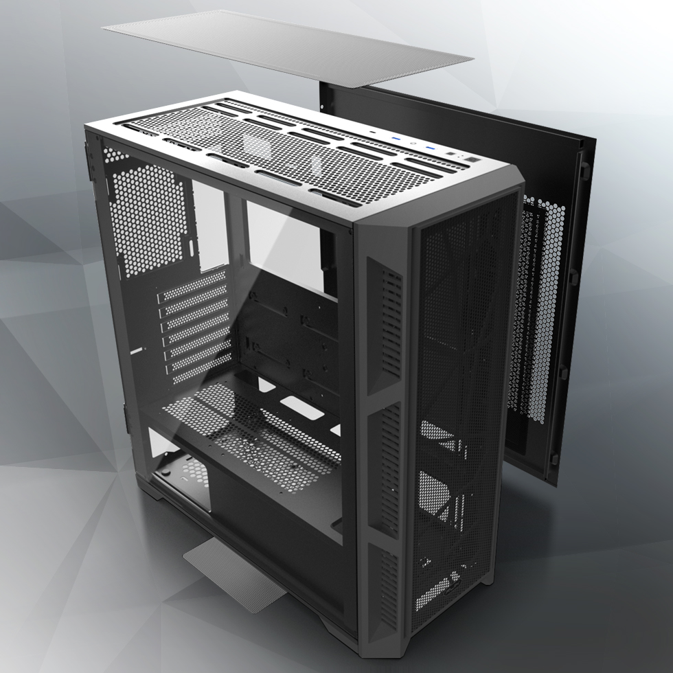Корпус Raijintek AGOS ULTRA MS4 Black ARGB Glass (0R20B00243)- фото5