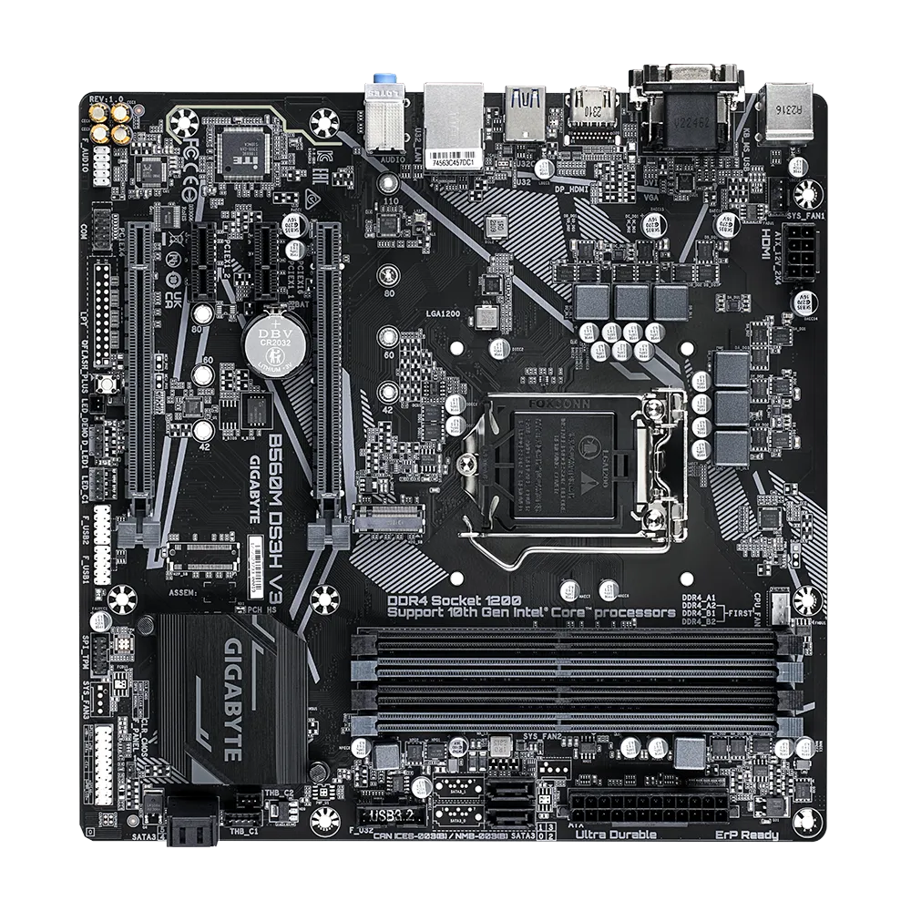 Материнская плата Gigabyte B560M DS3H V3- фото2