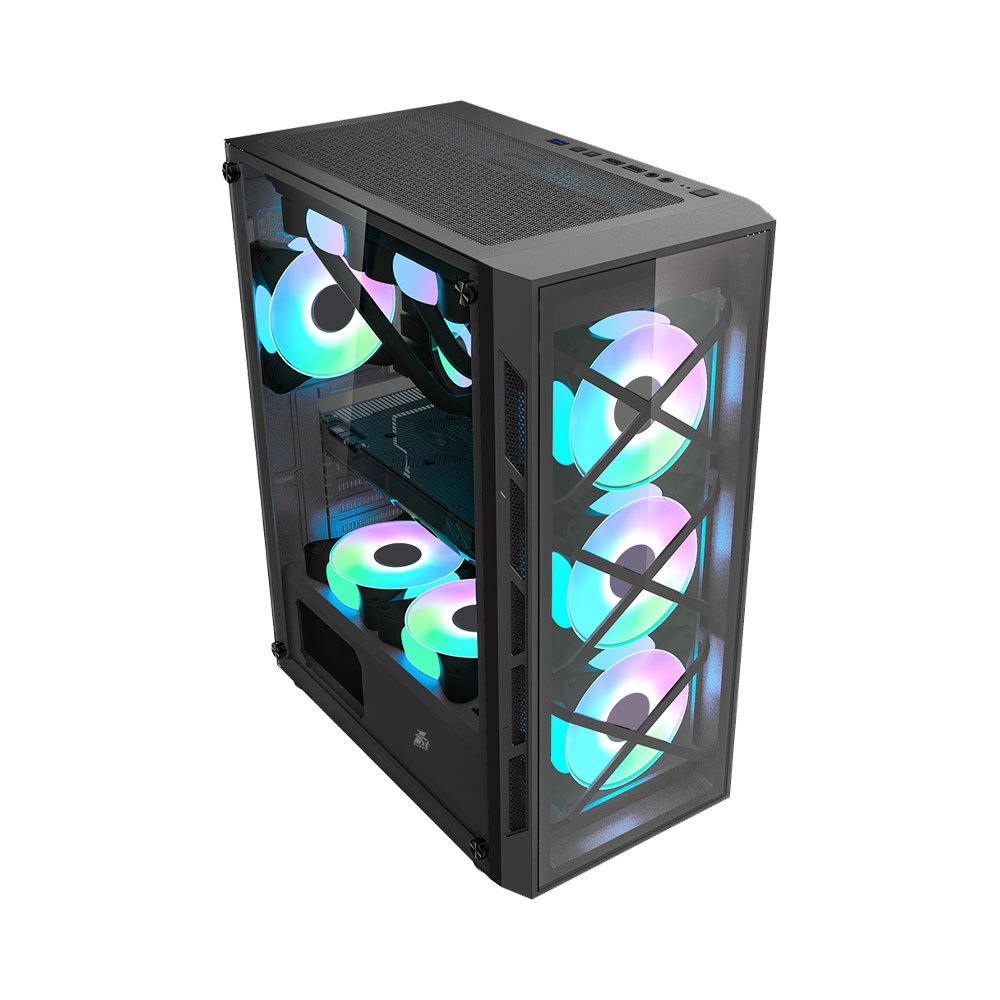 Корпус 1stPlayer Firebase XP-G (черный) (XP-G-BK-4F1)- фото2