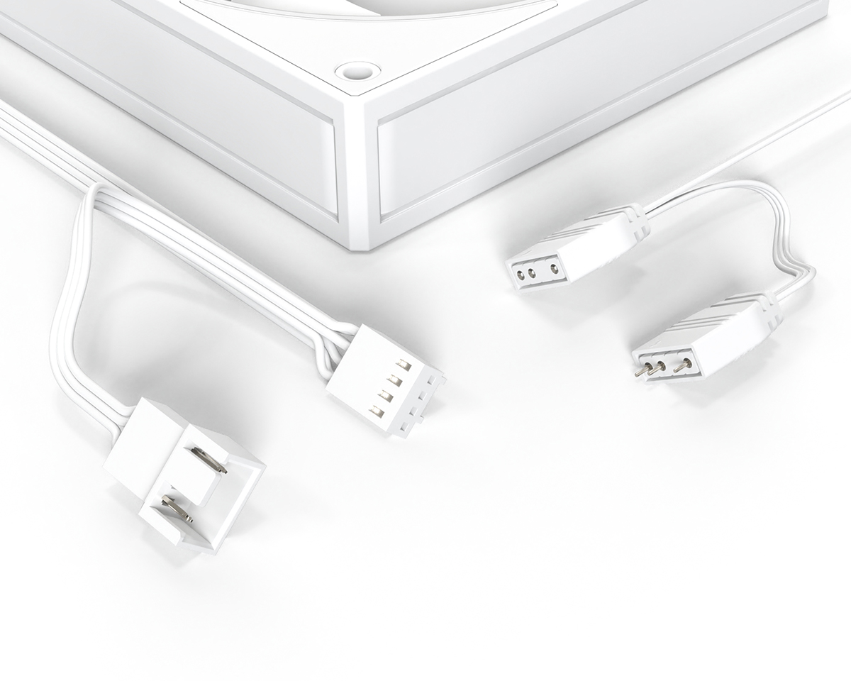 Набор вентиляторов ID-Cooling AF-127-ARGB-W TRIO- фото6