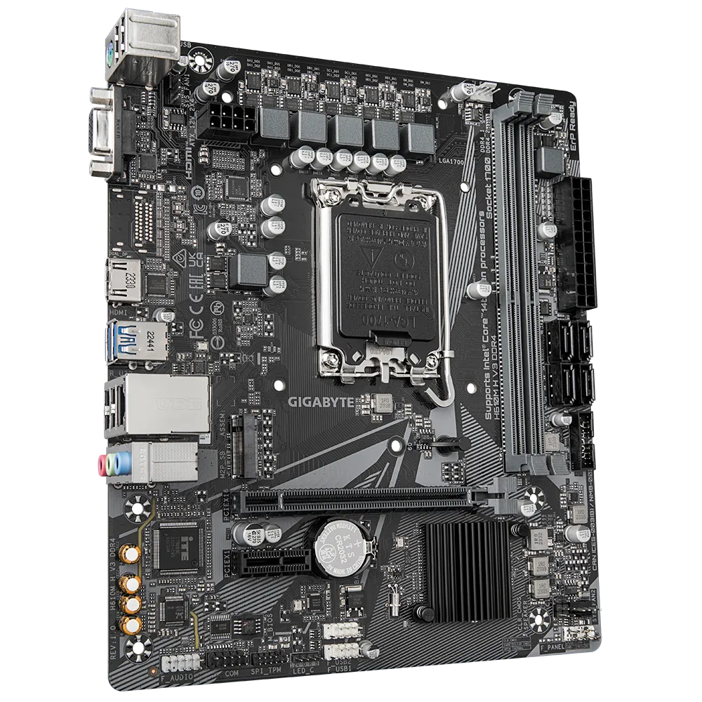 Материнская плата Gigabyte H610M H V3 DDR4- фото4