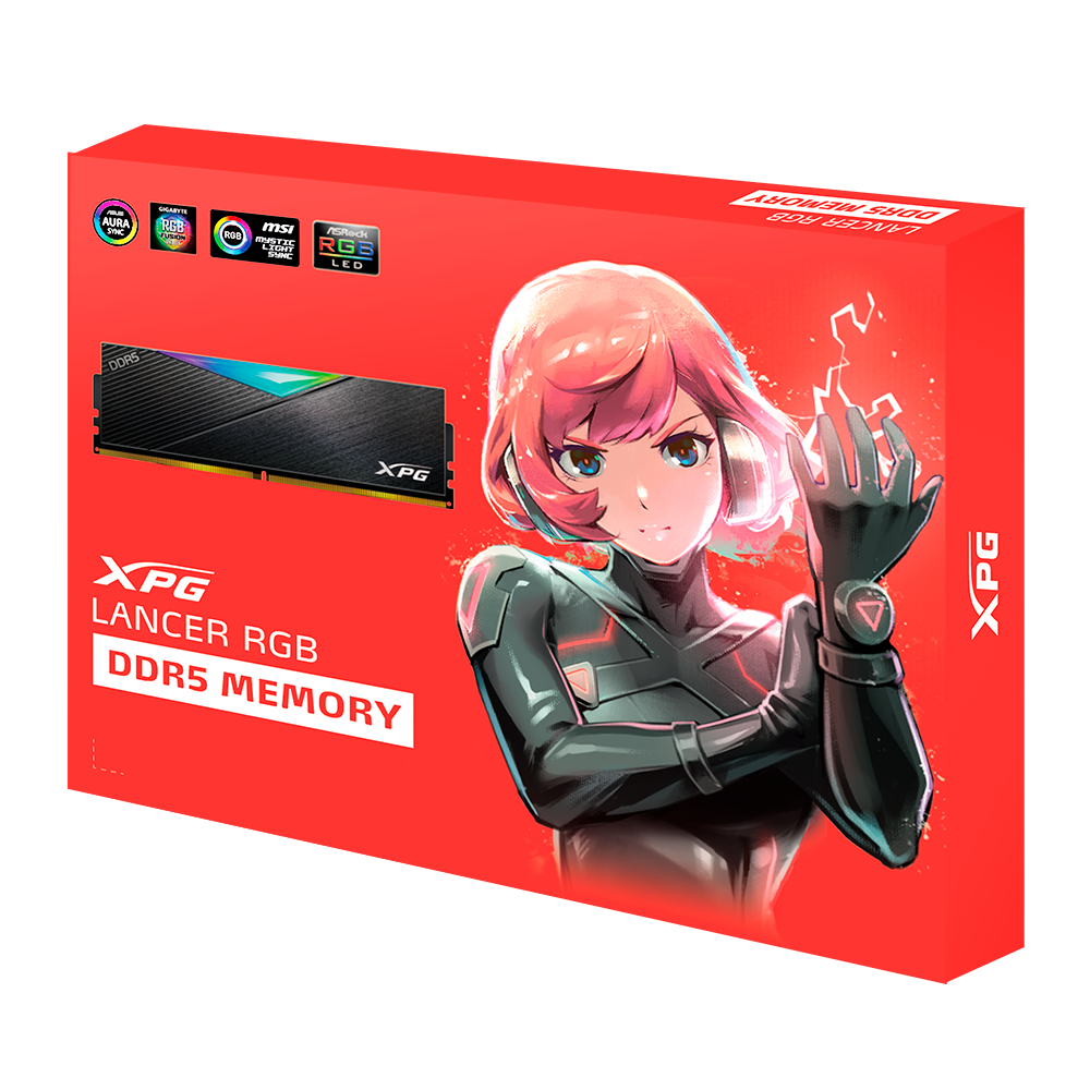 Модуль памяти 32Gb (2*16Gb) A-DATA XPG Lancer RGB (AX5U7200C3416G-DCLARBK)- фото6