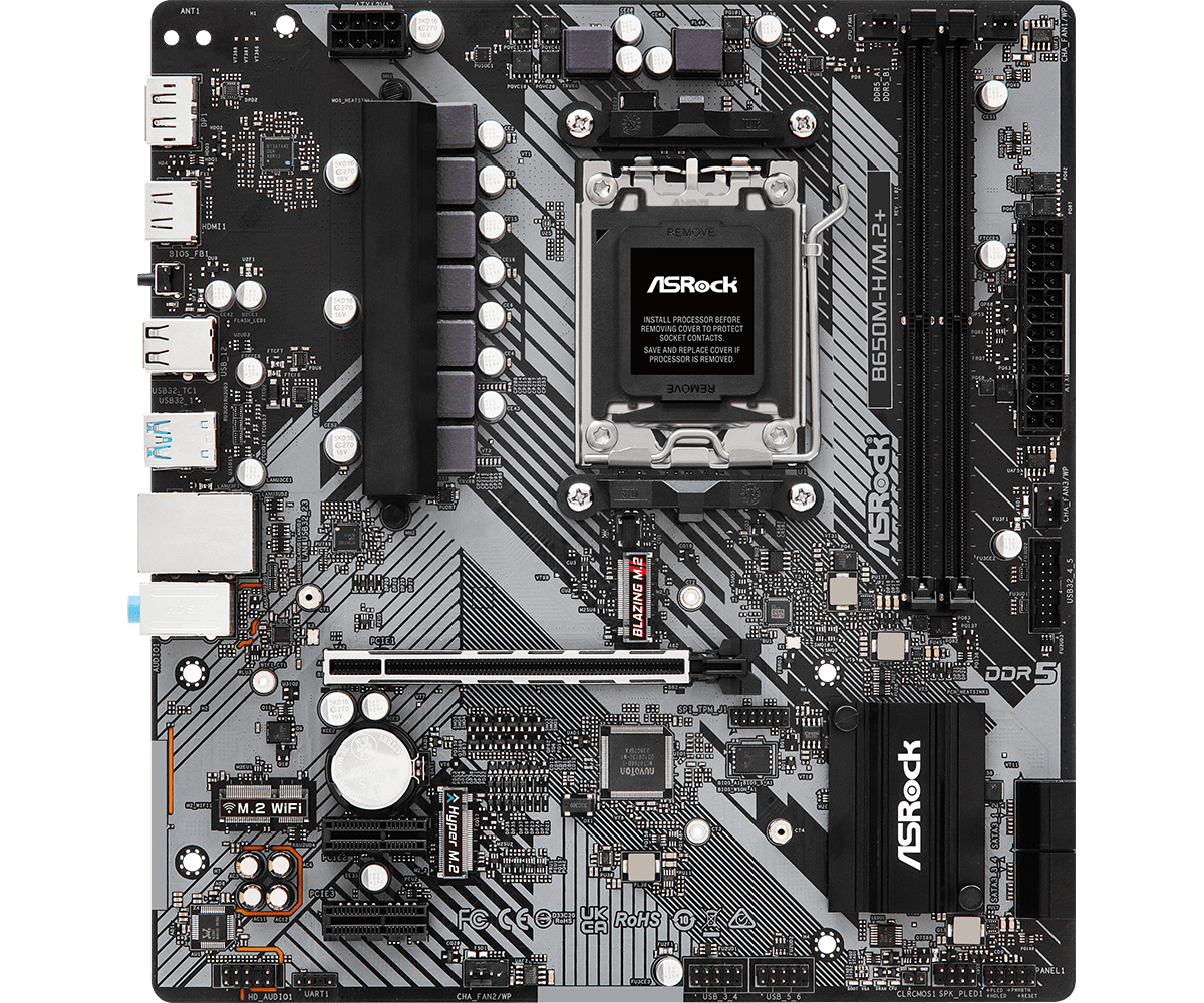 Материнская плата AsRock B650M-H/M.2+- фото2