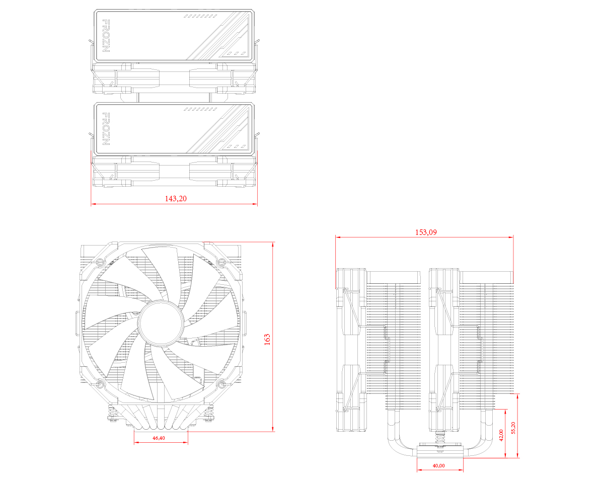 Вентилятор ID-Cooling Frozn A720 Black- фото6