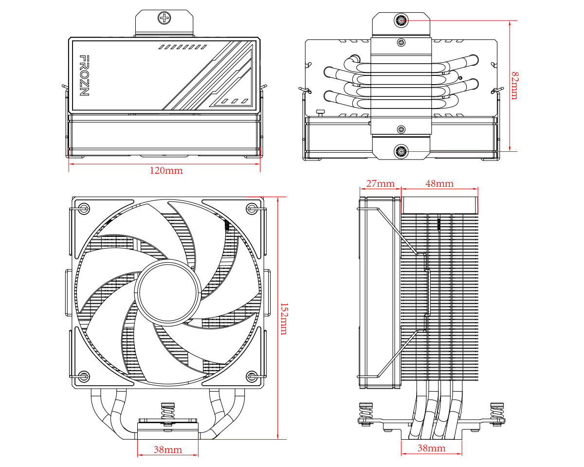 Вентилятор ID-Cooling Frozn A410 ARGB- фото6