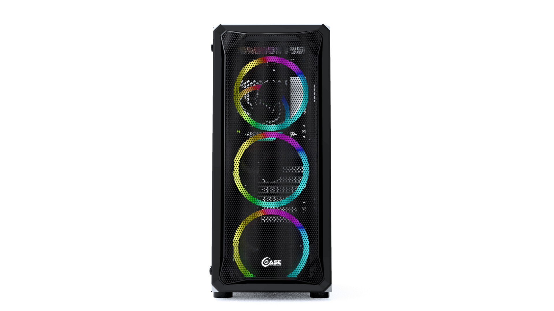 Корпус Powercase Mistral Z4 Mesh RGB (CMIZB-R4)- фото2