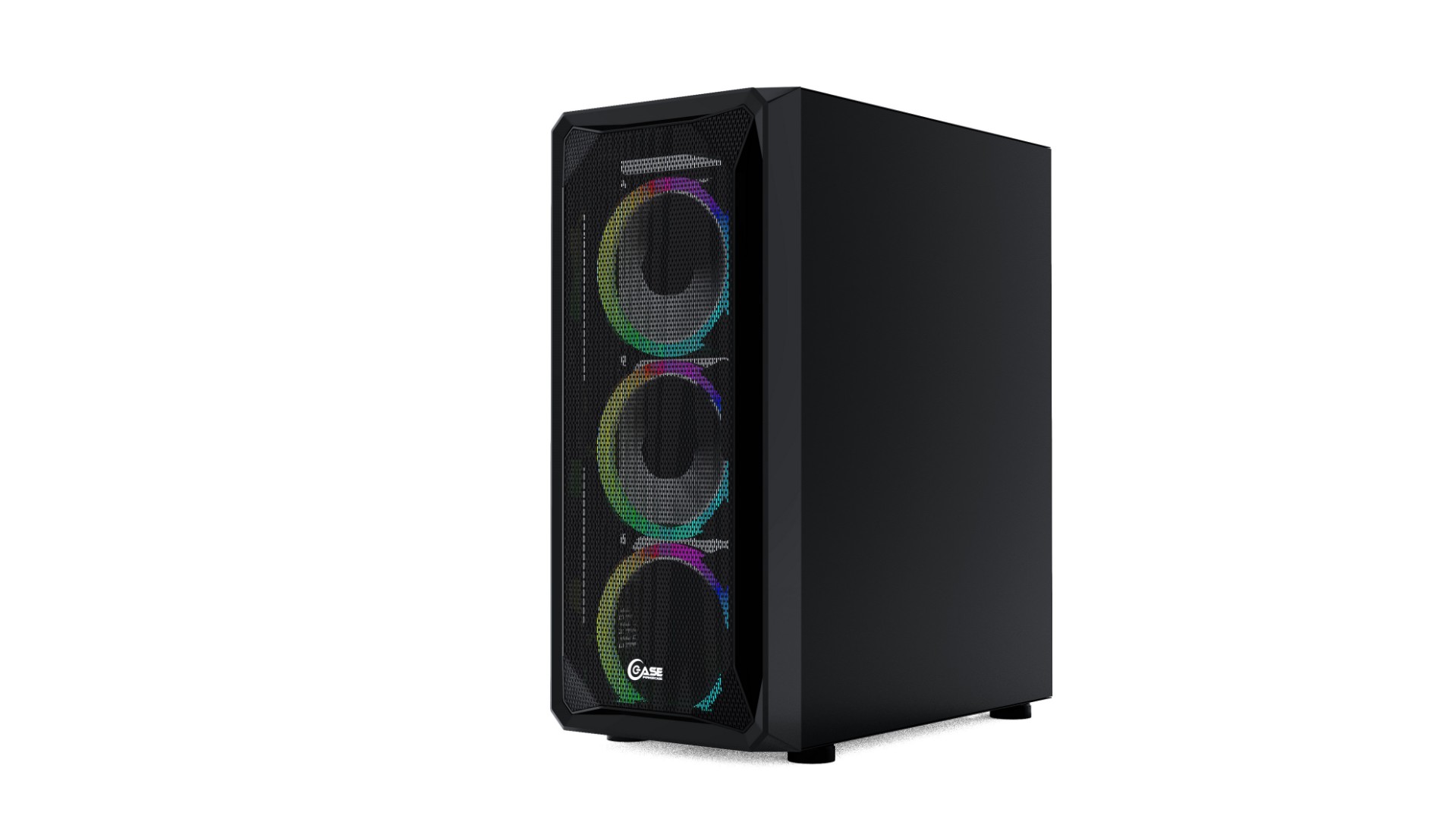 Корпус Powercase Mistral Z4 Mesh RGB (CMIZB-R4)- фото4