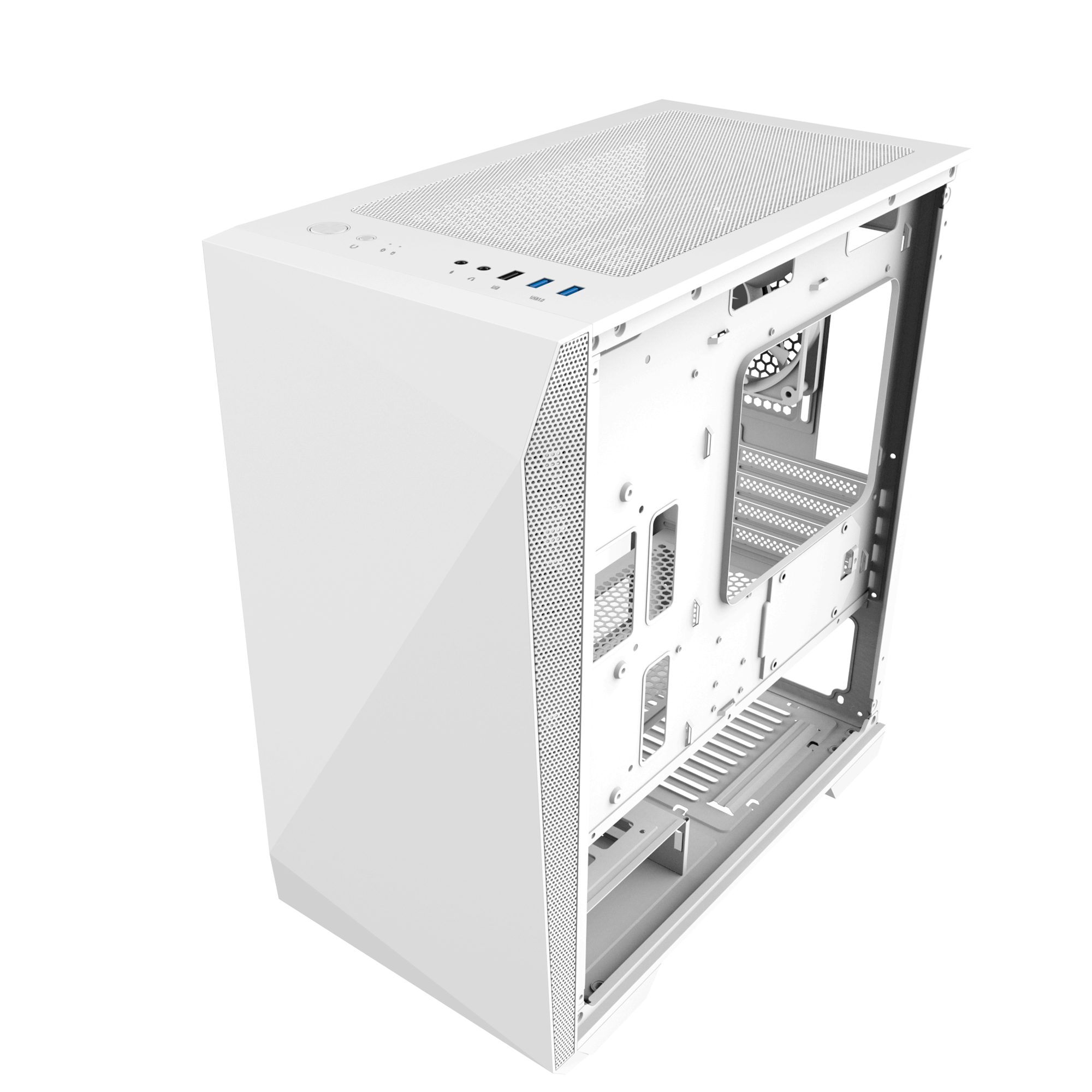Корпус Zalman Z1 Iceberg (белый)- фото3