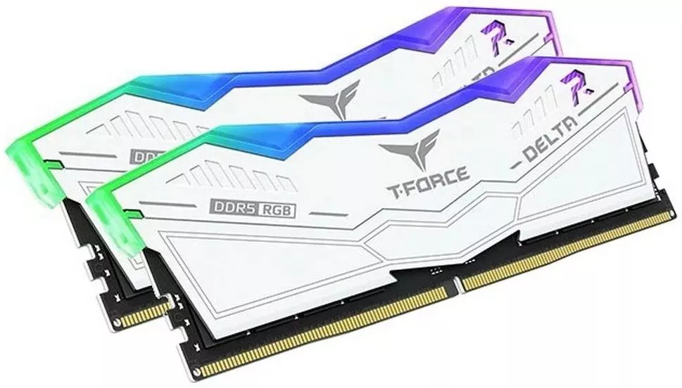Модуль памяти 32Gb (2*16Gb) Team T-Force Delta RGB White (FF4D532G6600HC34DC01)- фото2
