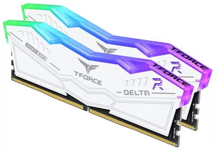 Модуль памяти 32Gb (2*16Gb) Team T-Force Delta RGB White (FF4D532G6600HC34DC01)- фото3