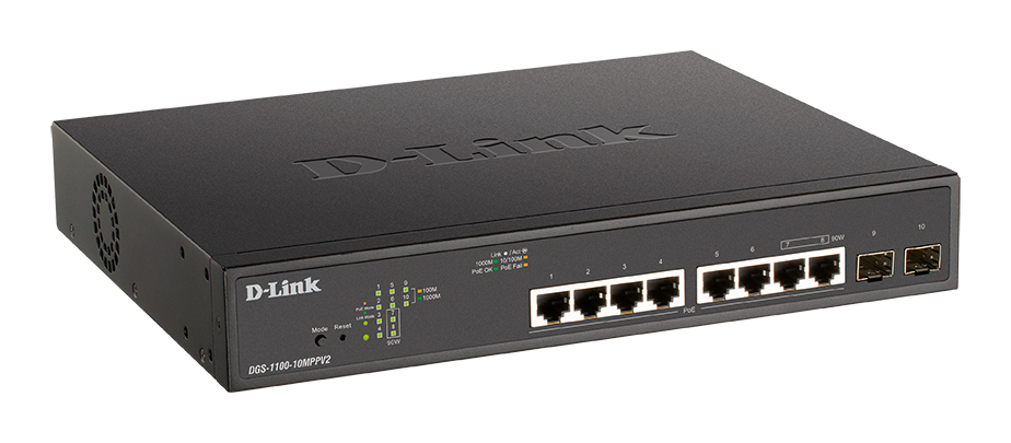 Коммутатор D-Link DGS-1100-10MPPV2/A3A- фото2