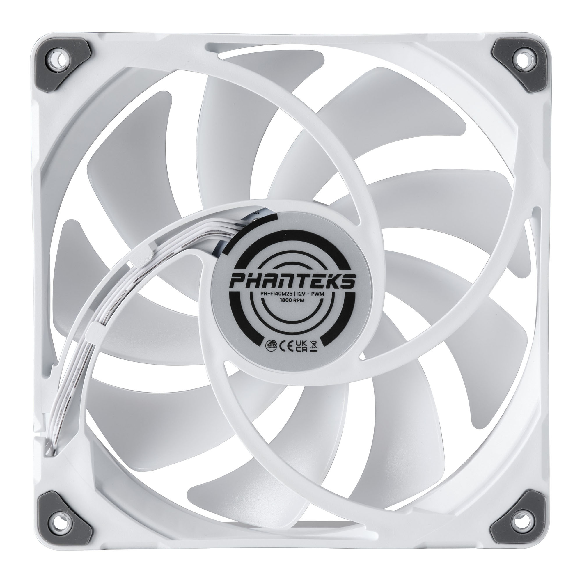 Набор вентиляторов PHANTEKS M25 DRGB White (PH-F140M25_DRGB_PWM_WT01_3P)- фото5