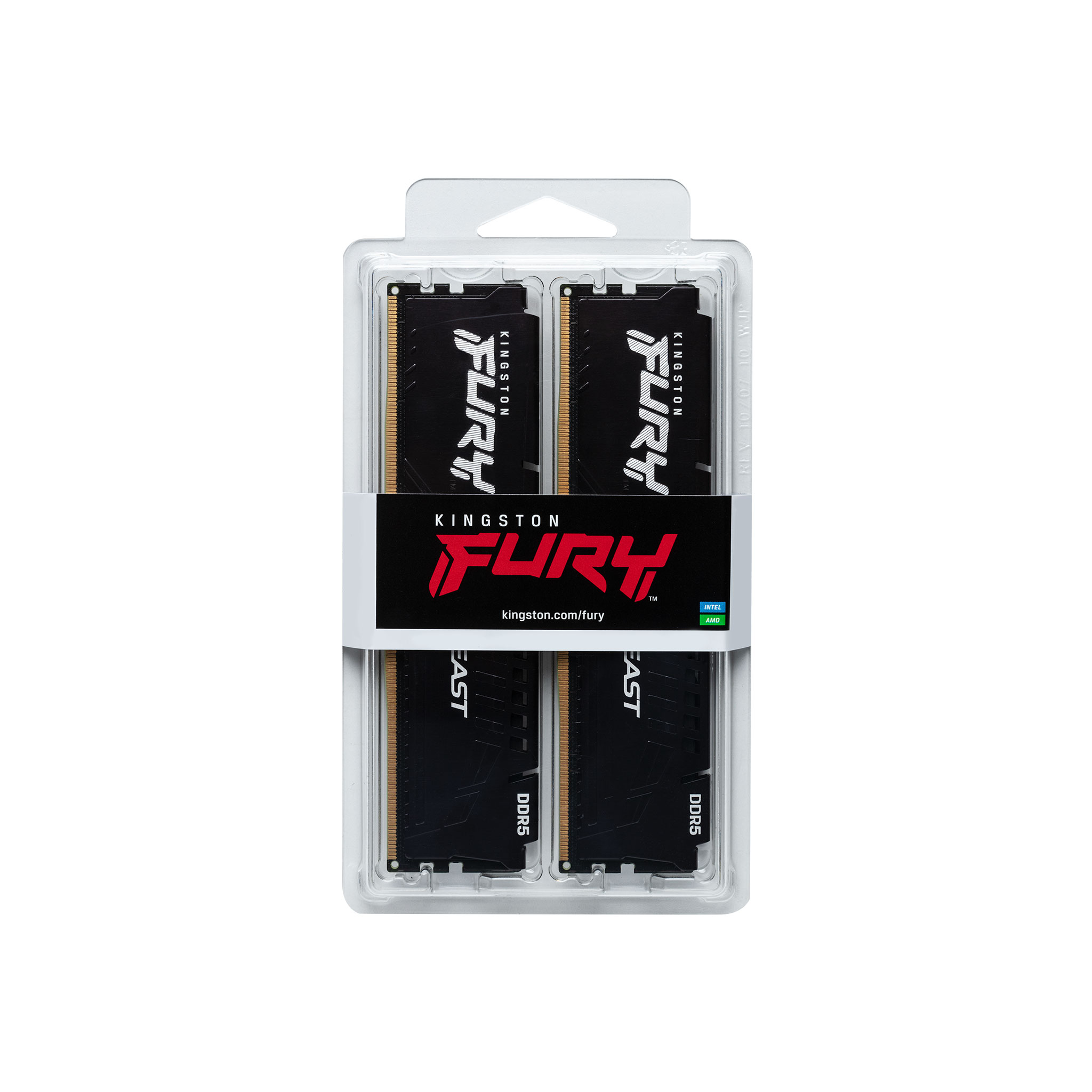 Модуль памяти 32Gb (2*16Gb) Kingston FURY Beast (KF564C32BBK2-32)- фото3
