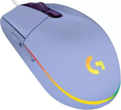 Мышь Logitech G102 Lightsync (сиреневый) (910-005857)- фото3