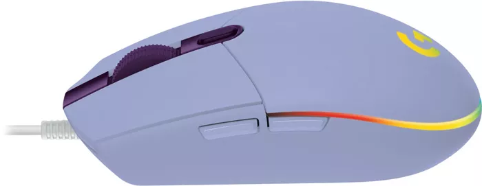 Мышь Logitech G102 Lightsync (сиреневый) (910-005857)- фото4