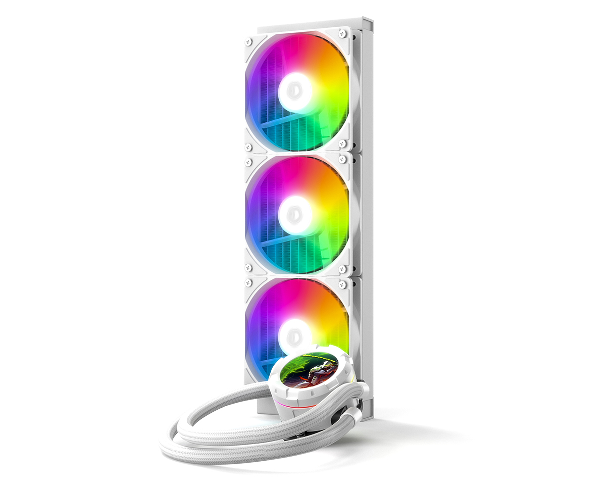 Система водяного охлаждения ID-Cooling Space SL360 XE White- фото2