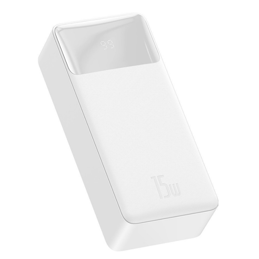Портативное зарядное устройство Baseus Bipow Digital Display PPDML-K02 (белый)- фото2