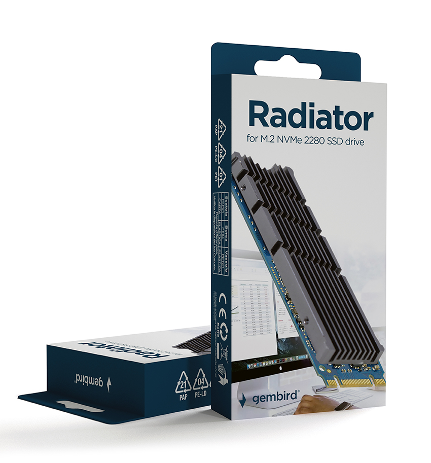 Радиатор для SSD Gembird EE2280-R-01- фото5