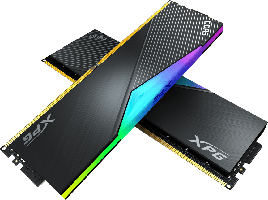 Модуль памяти 64Gb (2*32Gb) A-DATA XPG Lancer RGB (AX5U6400C3232G-DCLARBK)- фото2