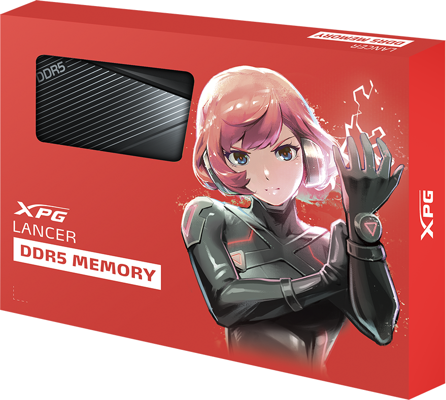 Модуль памяти 64Gb (2*32Gb) A-DATA XPG Lancer (AX5U6400C3232G-DCLABK)- фото6